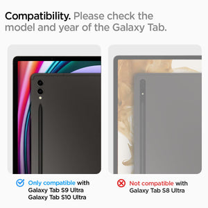 Spigen Galaxy Tab S10 Ultra / S9 Ultra Screen Protector - Glas.tR EZ Fit Tempered Glass - Clear - image 2