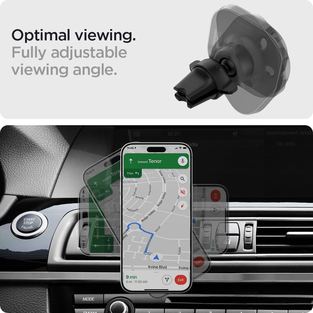 Spigen MagFit Air Vent Car Mount for Apple MagSafe Charger - Black - image 6