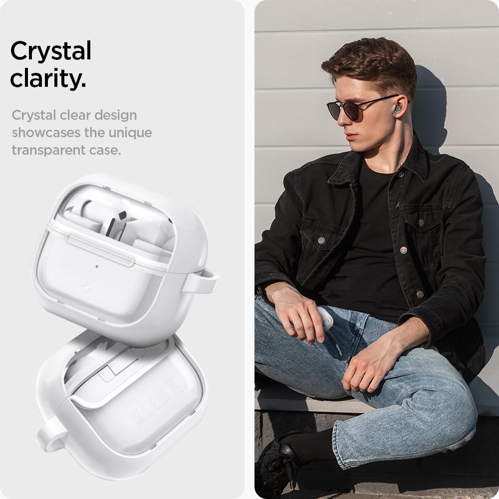 Spigen Galaxy Buds 3 Pro Case - Ultra Hybrid - Jet White - image 4