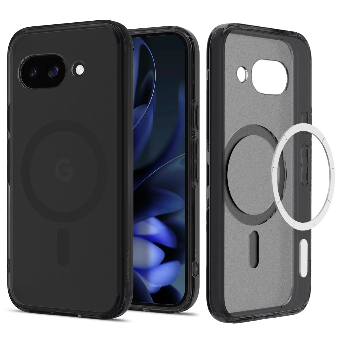 Spigen Ultra Hybrid MagFit Google Pixel 9a Phone Case - Frost Black - image 1