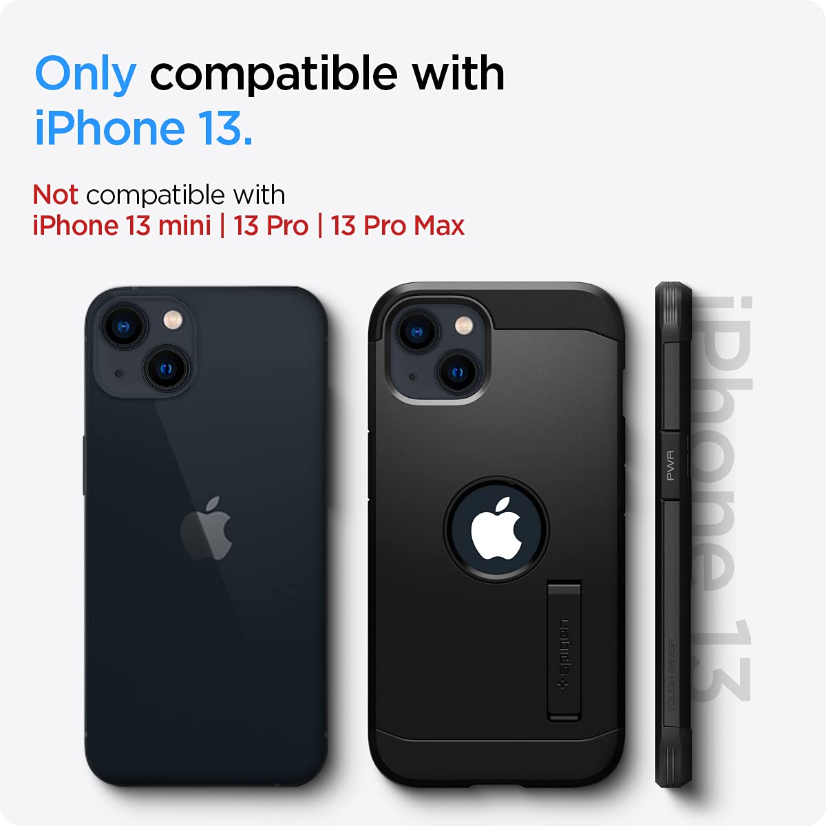 Spigen iPhone 13 Case Tough Armor - Black - image 2
