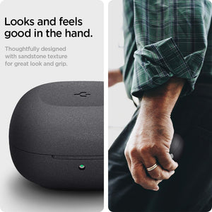 Spigen Galaxy Buds FE Case - Geo Fit - Graphite Gray - image 5