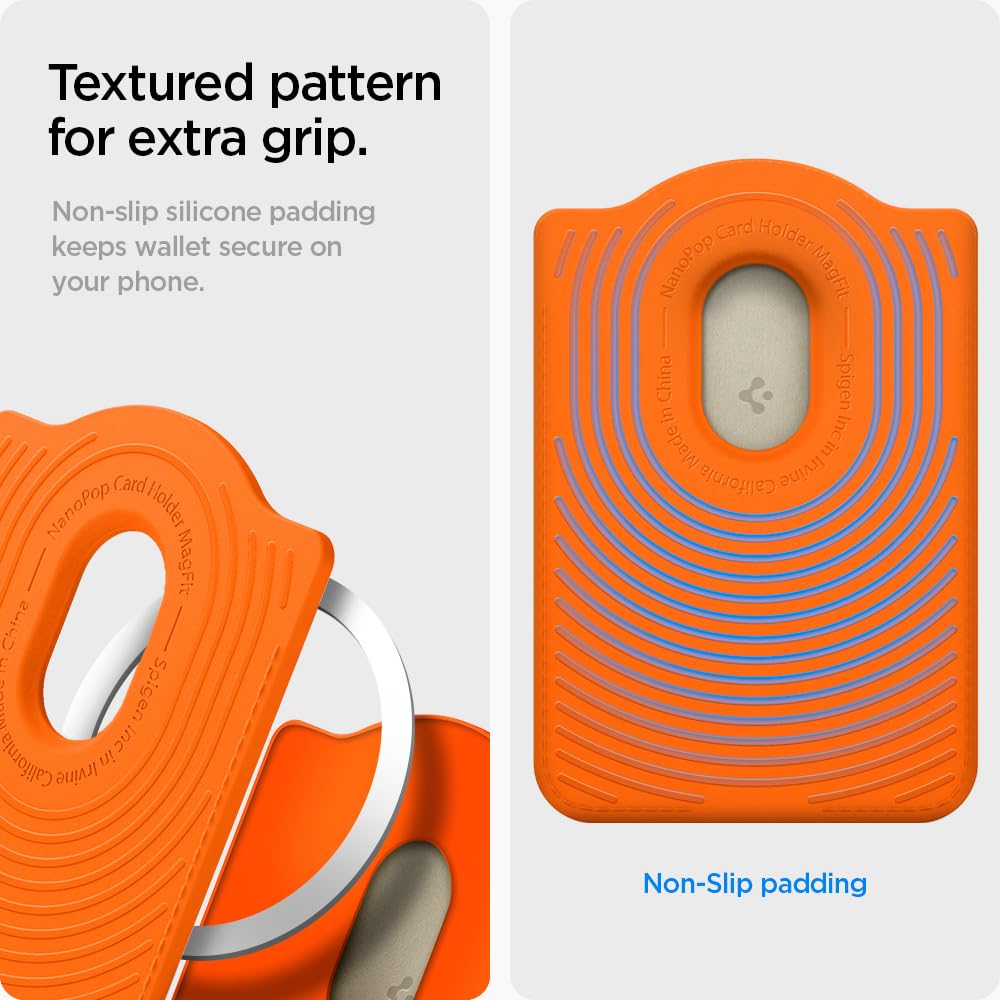 Spigen Nano Pop MagFit 3-Card Wallet - Orange Beige - image 5