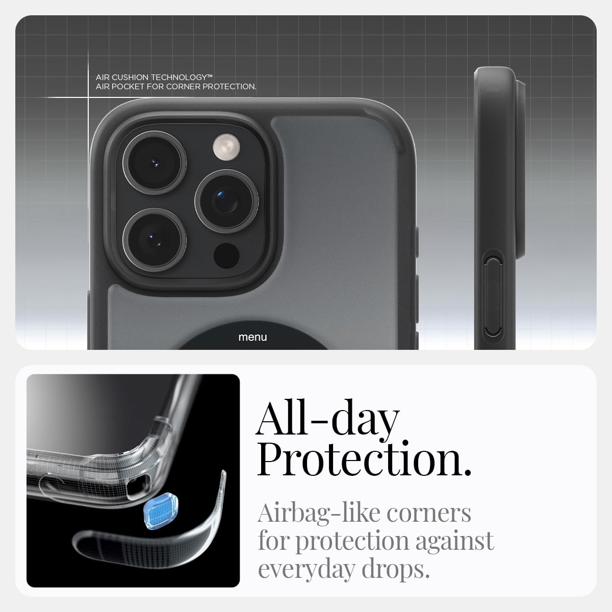 Spigen iPhone 16 Pro Case – Ultra Hybrid Classic (MagFit) – detail image 12