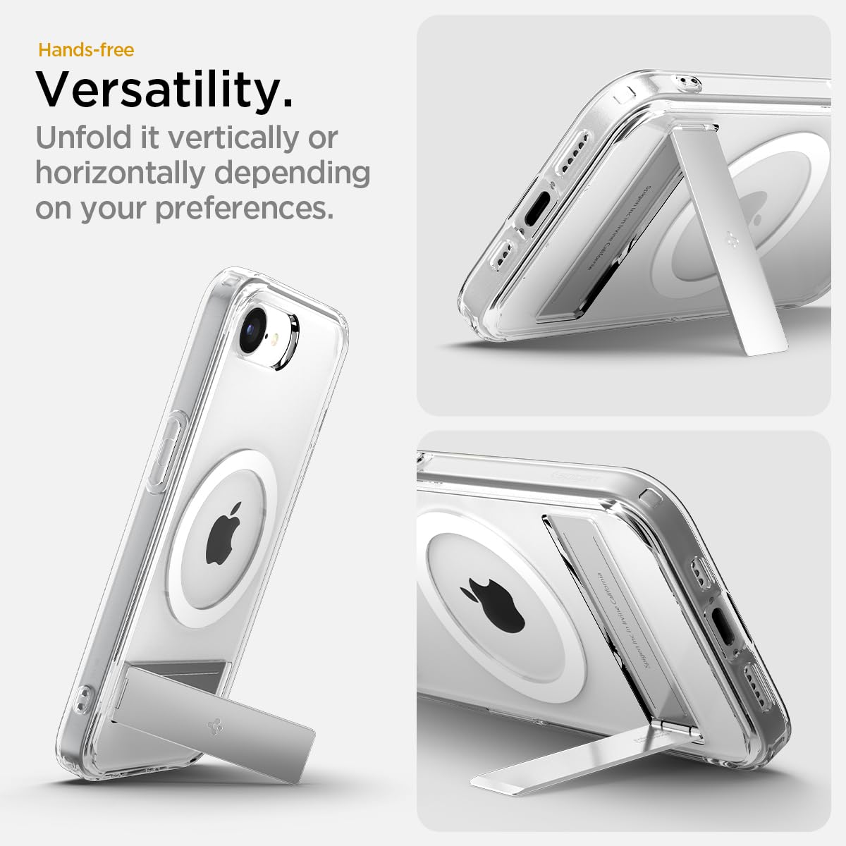 Spigen iPhone 17e / 16e Case Ultra Hybrid S MagFit - Clear White - image 4