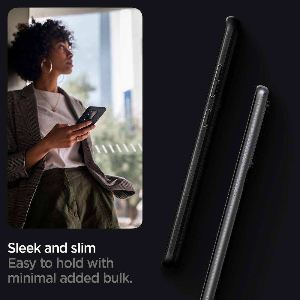 Spigen Galaxy S20 Ultra Case - Liquid Air - Matte Black - image 6