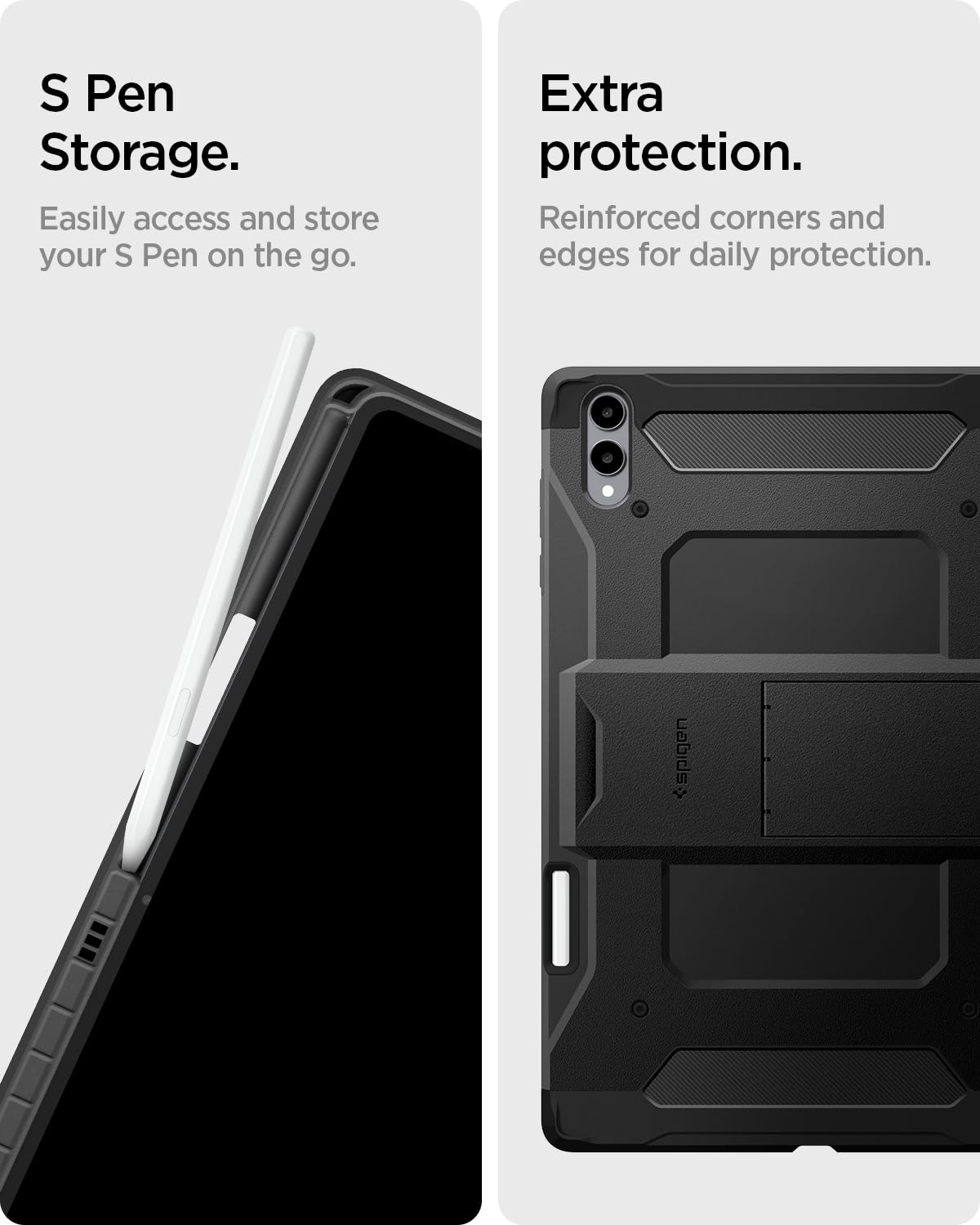 Spigen Galaxy Tab S11 Ultra (2025) Case - Tough Armor Pro - Black - image 6