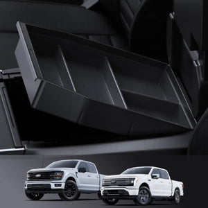 Spigen Ford F-150 and F-150 Lightning Armrest Organizer - Black - image 1