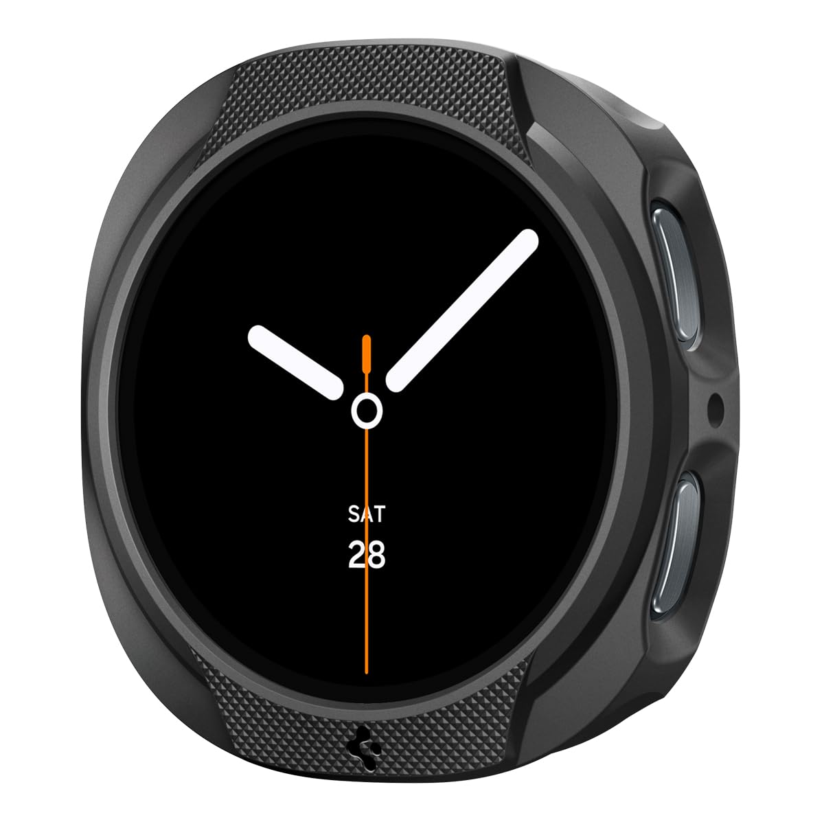 Spigen Galaxy Watch 9 44mm Case - Liquid Air - Matte Black - image 1