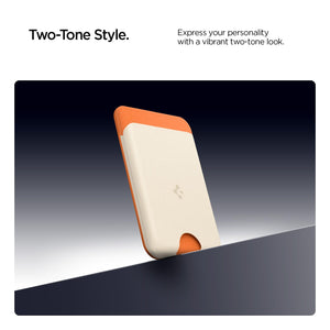 Spigen Caseology Nano Pop MagFit 2-Card Wallet - Orange Beige - image 4