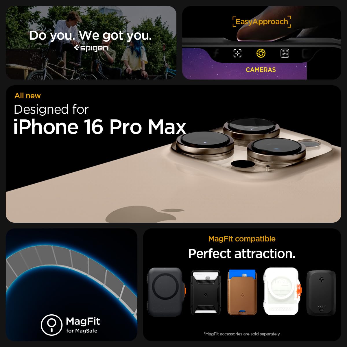 Spigen iPhone 16 Pro Max Case – Rugged Armor (MagFit) – detail image 2