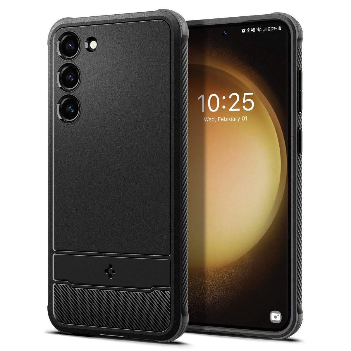 Spigen Galaxy S23 Case - Rugged Armor - Matte Black - Matte Black - image 1