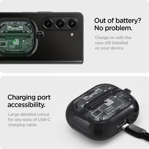 Spigen Galaxy Buds 3 FE Case - Ultra Hybrid - Zero One - image 7