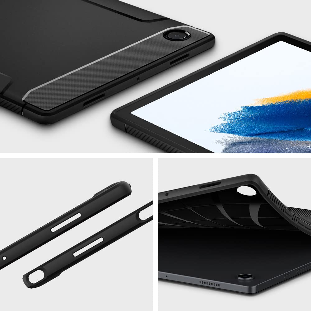 Spigen Galaxy Tab A8 10.5-inch (2022) Case - Rugged Armor - Matte Black - image 2