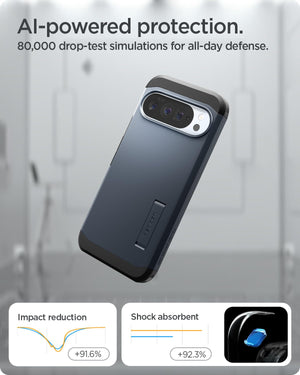 Spigen Pixel 10 Pro XL Tough Armor MagFit case - Metal Slate - image 5