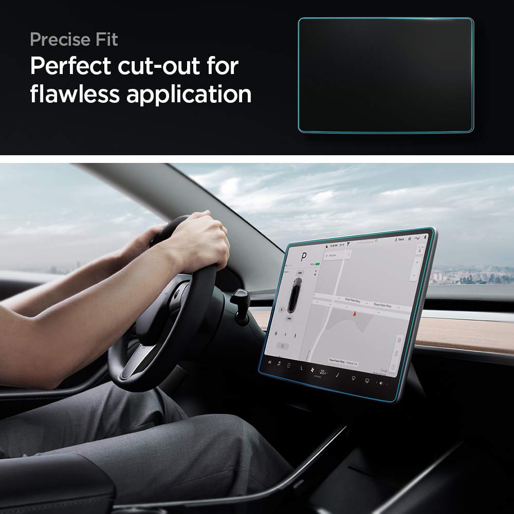 Spigen Tesla Model 3 Model Y screen protector package view