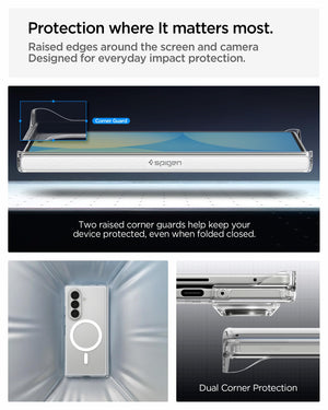 Spigen Galaxy Z Fold 8 Ultra Case Air Skin Zero MagFit - Clear White - image 7