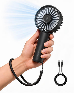 Spigen A905 portable mini fan in Black