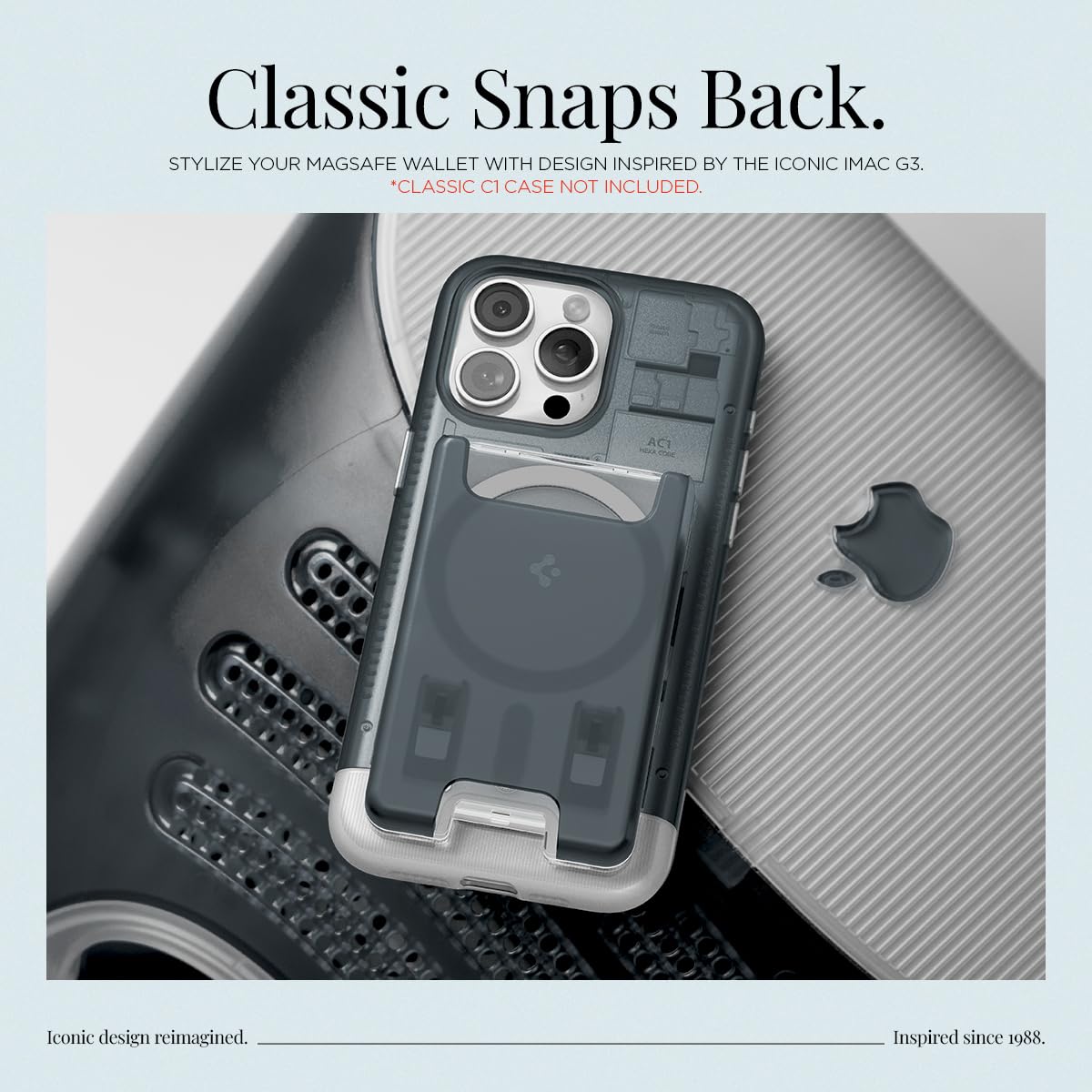 Spigen Classic C1 MagSafe Wallet - Graphite - image 2