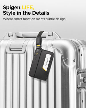 Spigen Life LF510 Magnetic Luggage Tag - Black - 2 Pack - image 2