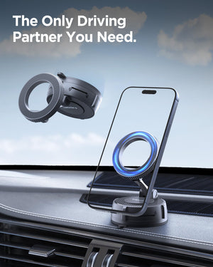 Spigen VacuumLock Upgraded MagSafe Dashboard Car Mount - Black - image 2