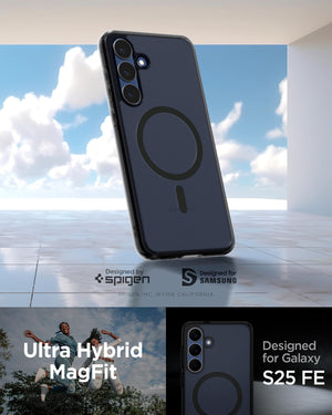 Spigen Galaxy S25 FE Case Ultra Hybrid MagFit - Frost Black image 2