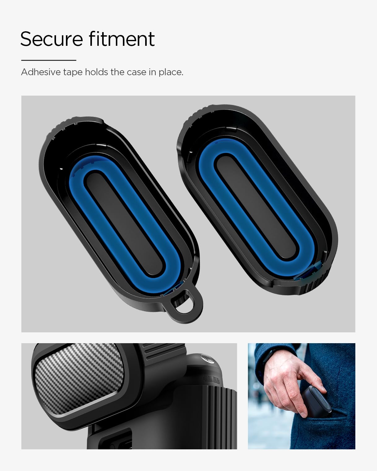 Spigen Sony WF-1000XM6 Case - Rugged Armor - Matte Black - image 5