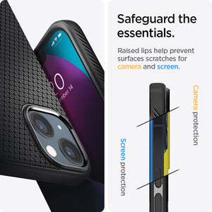 Spigen iPhone 13 Case Liquid Air - Matte Black - image 6
