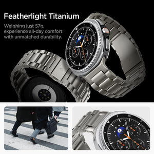 Spigen Galaxy Watch 9 Band - Modern Fit Titanium - Natural Titanium Modern Fit Titanium - image 4