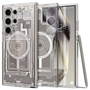 Spigen Galaxy S24 Ultra Case – Ultra Hybrid Metal Ring (MagFit) - Galaxy S24 Ultra - Zero One Natural Titanium - image 1