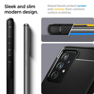 Spigen Galaxy A52 Series Case - Rugged Armor - Matte Black - image 3