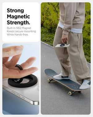 Spigen Nano Pop MagFit Phone Holder - Black Sesame - image 6