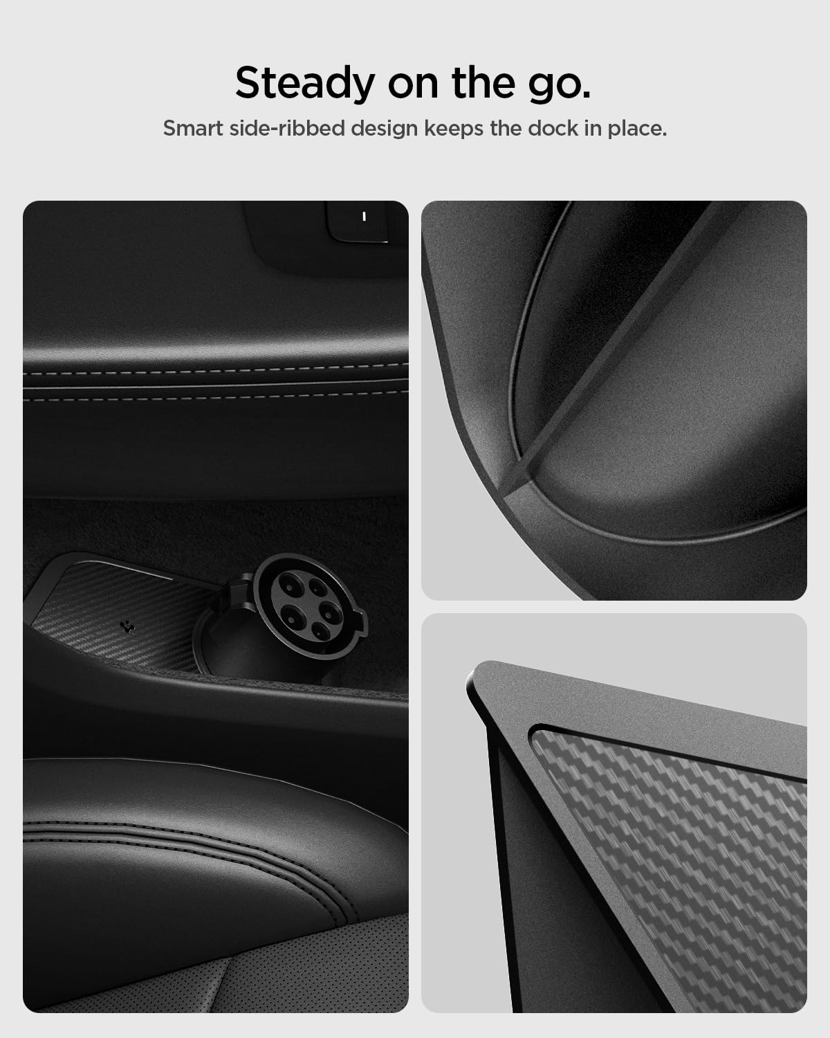Spigen Tesla Model Y Juniper J1772 Adapter Door Dock - Black - image 5