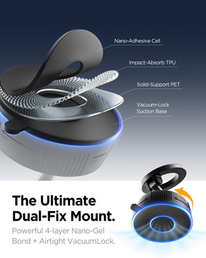 Spigen VacuumLock MagSafe Car Mount - Dashboard - Black - image 3