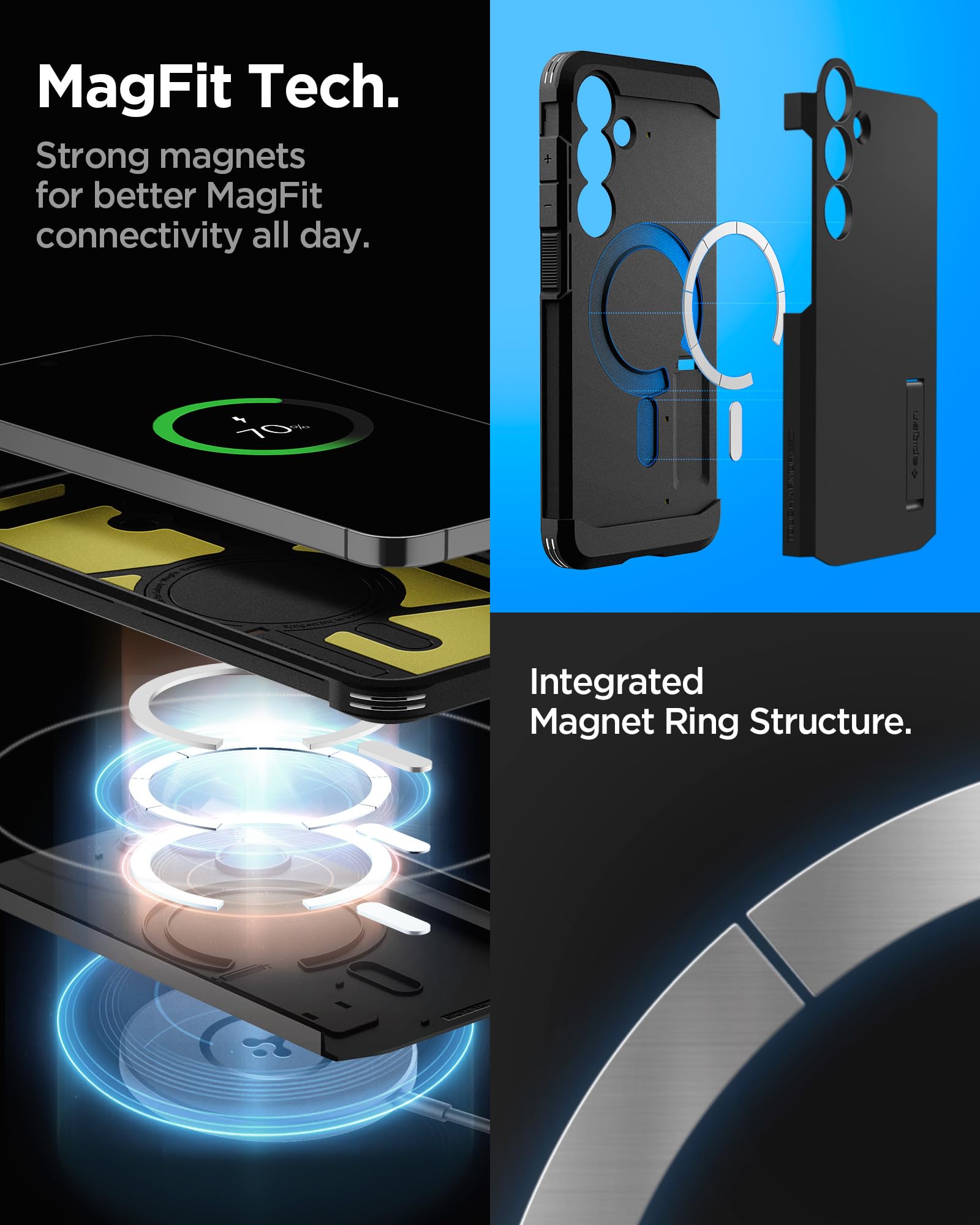 Spigen Galaxy S24 FE Case Tough Armor MagFit - image 1