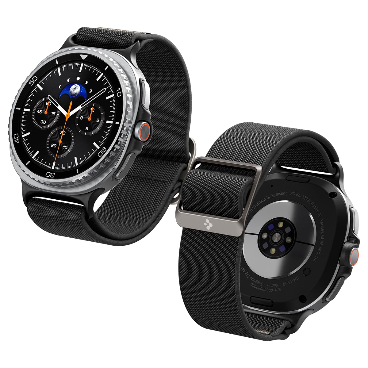 Spigen Galaxy Watch 9 Band - Lite Fit - Black Lite Fit - image 1