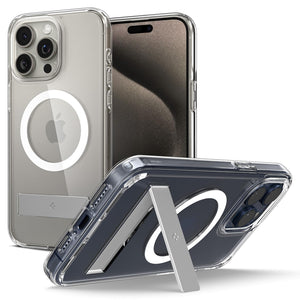 Spigen iPhone 15 Pro Max Case Ultra Hybrid S MagFit - Crystal Clear - image 1