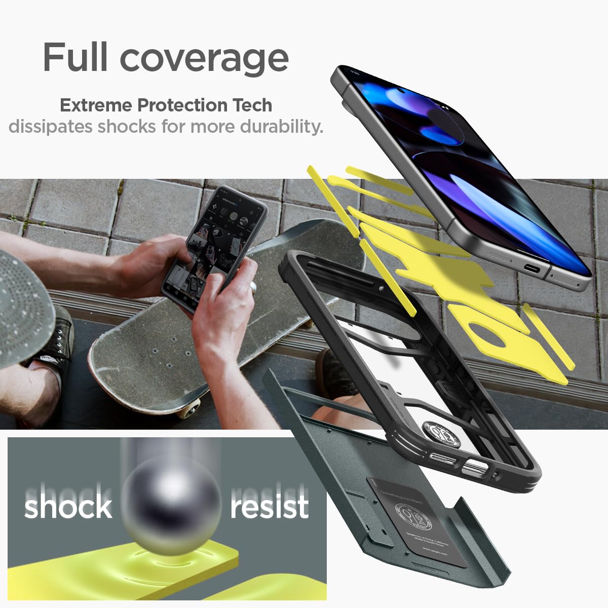Spigen Tough Armor Google Pixel 9 Pro / Pixel 9 Kickstand Case - Abyss Green - image 3