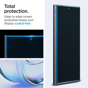 Spigen Galaxy S24 Ultra Privacy Screen Protector - Glas.tR EZ Fit (2 Pack) – Privacy – detail image 4