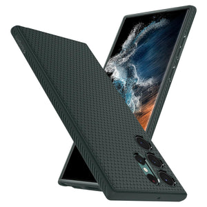 Spigen Galaxy S22 Ultra Case - Liquid Air - Abyss Green - image 2