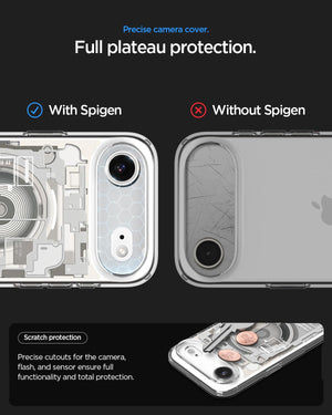 Spigen iPhone Air Case – Ultra Hybrid Zero One (MagFit) - Zero One Natural Titanium