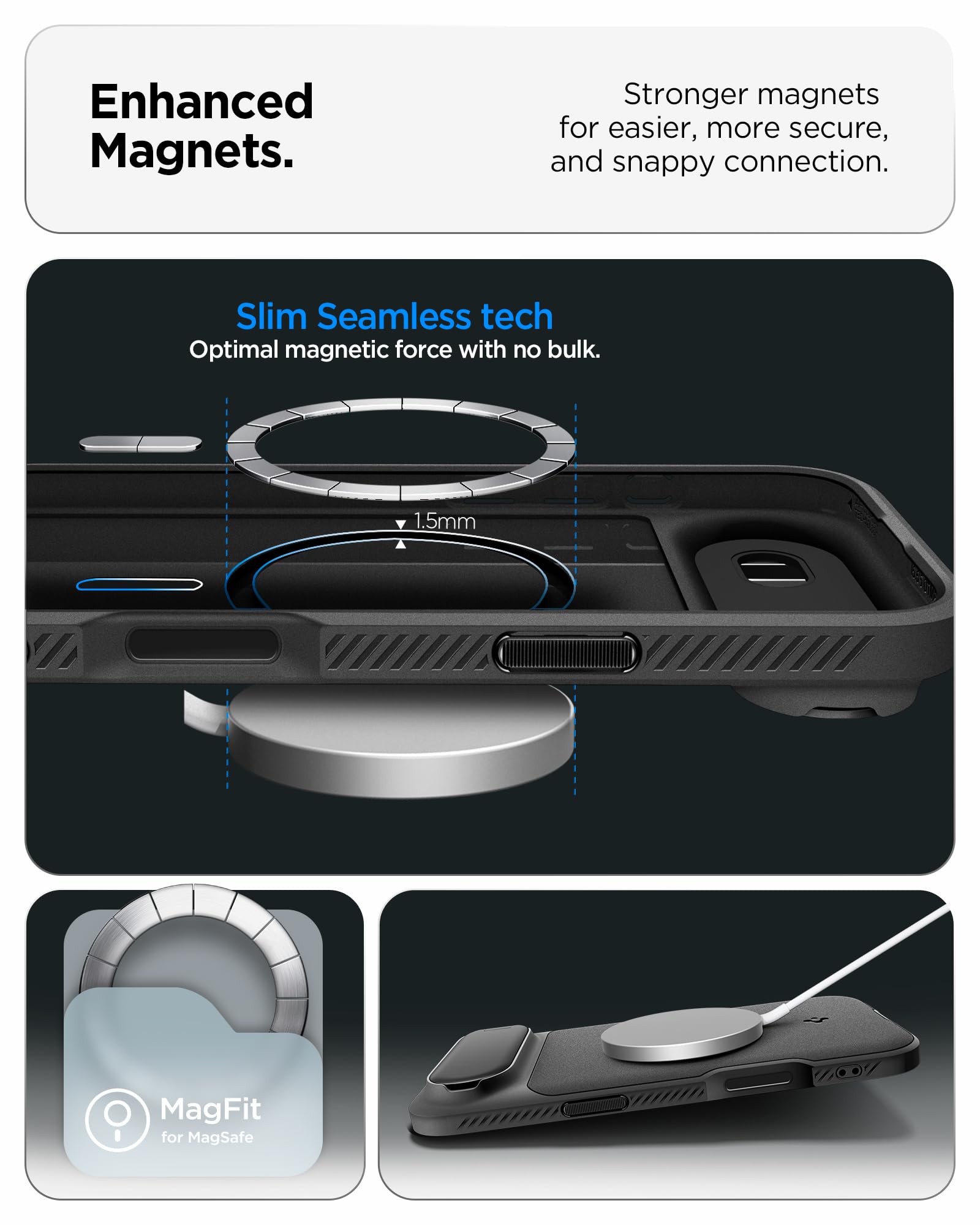Spigen iPhone Air Case Optik Armor MagFit - Black - image 4