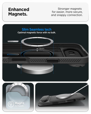 Spigen iPhone Air Case Optik Armor MagFit - Black - image 4