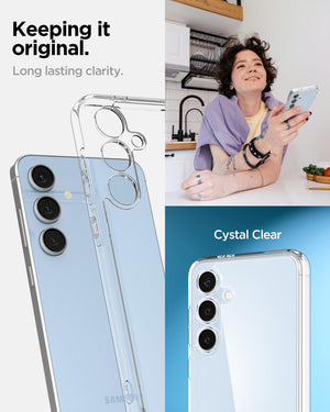 Spigen Galaxy S24 FE Case Ultra Hybrid Zero One - Crystal Clear image 3