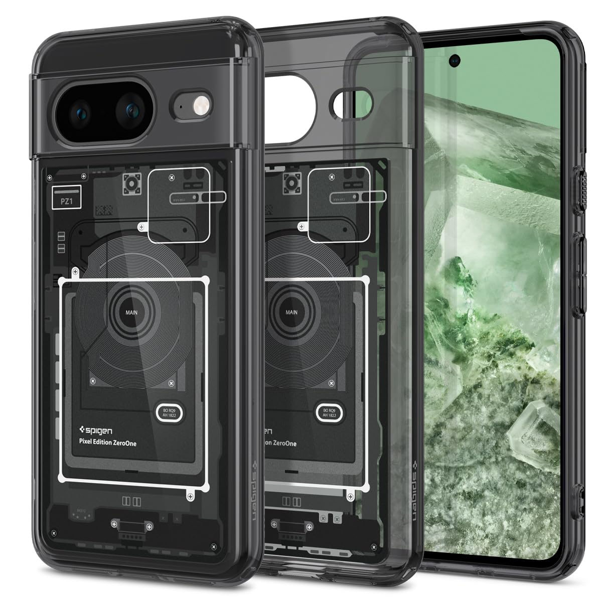 Spigen Ultra Hybrid MagFit Google Pixel 8 Phone Case - Zero One - image 1