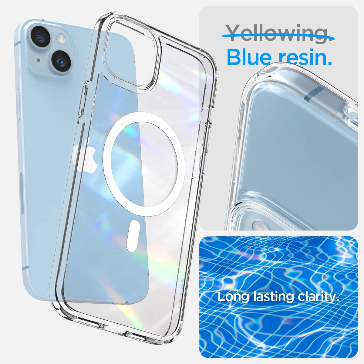 Spigen iPhone 14 Case Ultra Hybrid MagFit - iPhone 14 - White - image 4