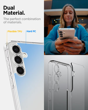 Spigen Galaxy S24 FE Case Ultra Hybrid Zero One - Crystal Clear image 5