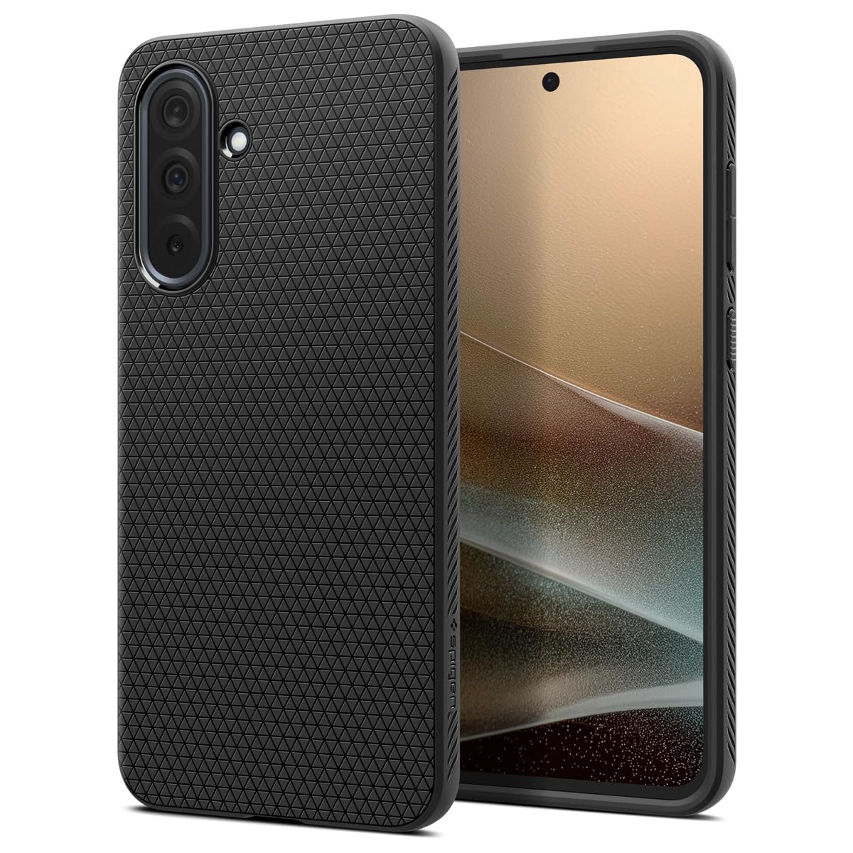 Spigen Galaxy A36 5G Case - Liquid Air - Matte Black - image 1