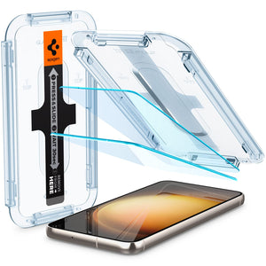 Spigen Galaxy S23 Screen Protector - Glas.tR EZ Fit Tempered Glass (2 Pack) - Clear - image 1