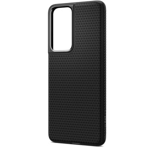 Spigen Galaxy S21 Ultra Case - Liquid Air - Matte Black - image 1